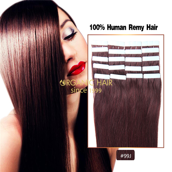 Real hair extensions seamless tape hair extensions